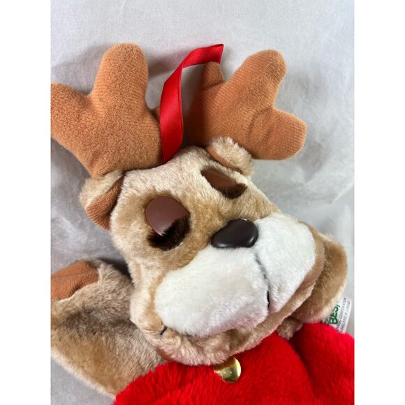 Stuffed Plush Bear Christmas Stocking 23" Holiday Decor Plushie Mantel Stocking - Picture 3 of 10